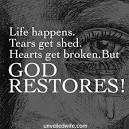 God restores